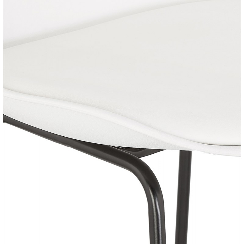 vintage bar stool feet metal black LYDON (white) - image 62420