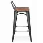 Industrial mid-height snack stool WESTOOL MINI (natural)