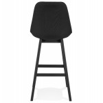 Bar stool bar chair feet black wood ILDA (black)