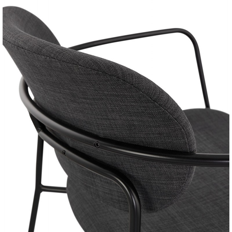 Retro lounge chair with KEO armrests (dark grey) - image 62994