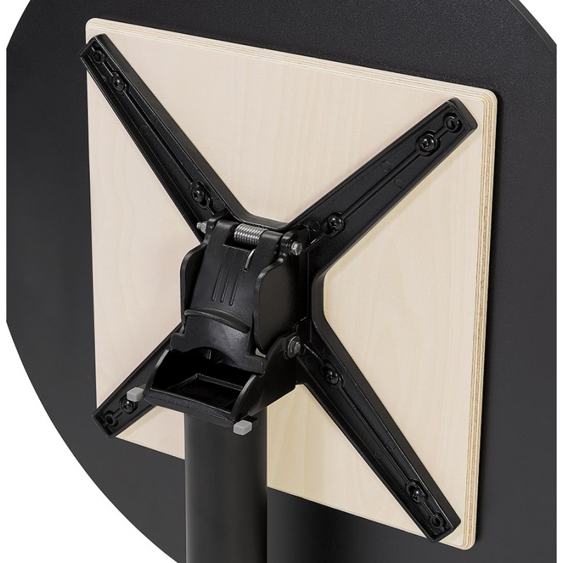 Klappbarer Stehtisch mit runder Platte Indoor-Outdoor NEVIN (Ø 68 cm) (schwarz) - image 63062