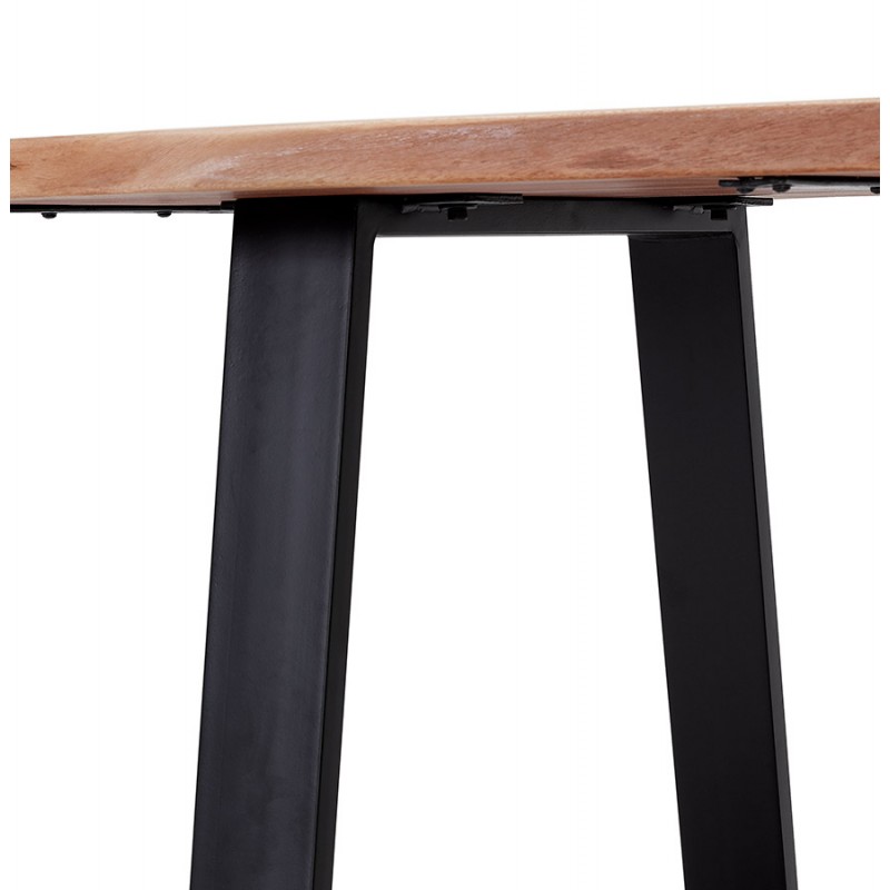 Table haute en bois massif d'acacia (95x200 cm) LANA (naturel) - image 63147