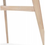 Tavolo alto in legno e piano quadrato (90x90 cm) NIMROD (bianco)