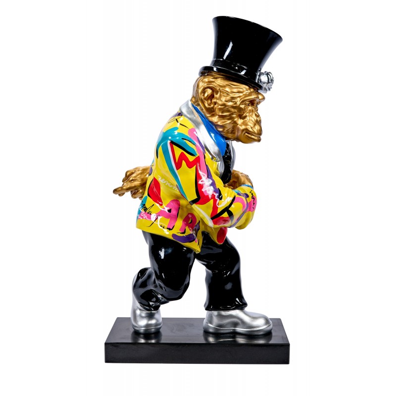 Estatua decorativa de resina MONKEY PEDROS (H66 cm) (multicolor) - image 63229