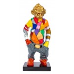 Decorative resin statue MONKEY KEUSTY (H65 cm) (multicolored)