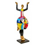 Statue décorative en résine DANSEUSE COLETTE (H145 cm) (multicolore)