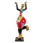 Decorative resin statue DANCER COLETTE (H145 cm) (multicolored)