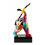 Statua decorativa in resina BESTIE DANCER (H61 cm) (multicolore)
