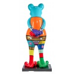 Statue décorative en résine GRENOUILLE LYDIE (H145 cm) (multicolore)