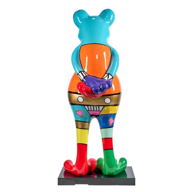 Decorative resin statue GRENOUILLE LYDIE (H145 cm) (multicolored) - image 63293