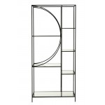RINGO Metal & Glass Shelf (180.5x200.5 cm) (Black)