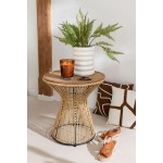 FONJIN Rattan Side Table (63x63 cm) (Natural)