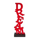 RED DREAM Decorative Resin Statue (H68 cm) (Red)
